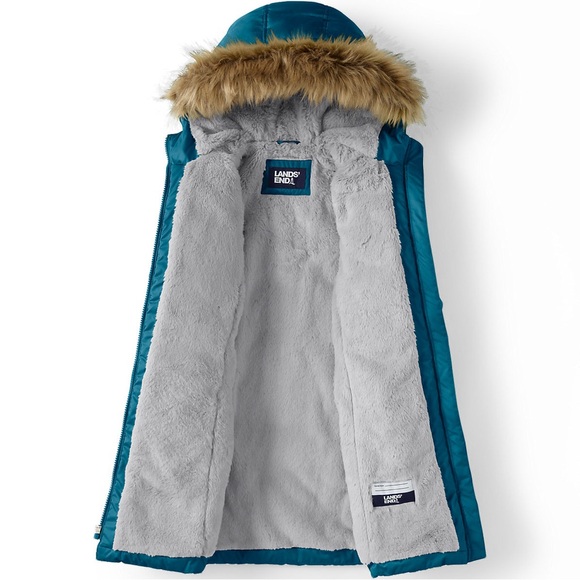 Girls Fleece Lined Parka - Picture 2 of 6